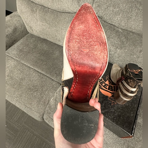 Freebird by Steven “Jerome” Ice Multi Women’s Leather Ankle Booties - Picture 10 of 17